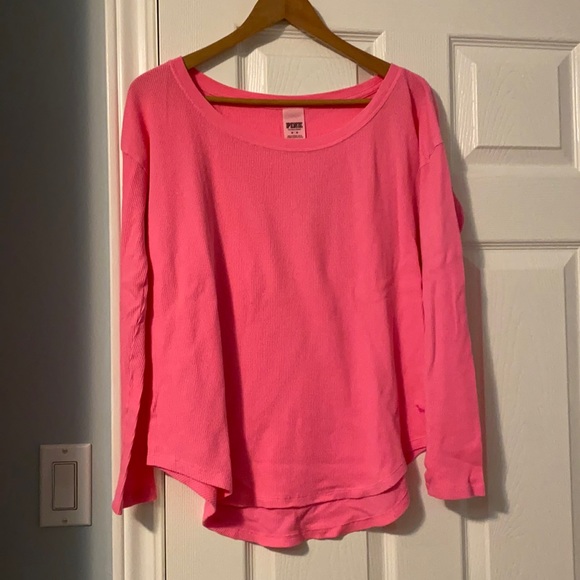 VS Pink Waffle Longsleeve - Picture 1 of 3